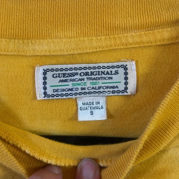 Guess Originals Mustard Tee - Picture 2 of 4